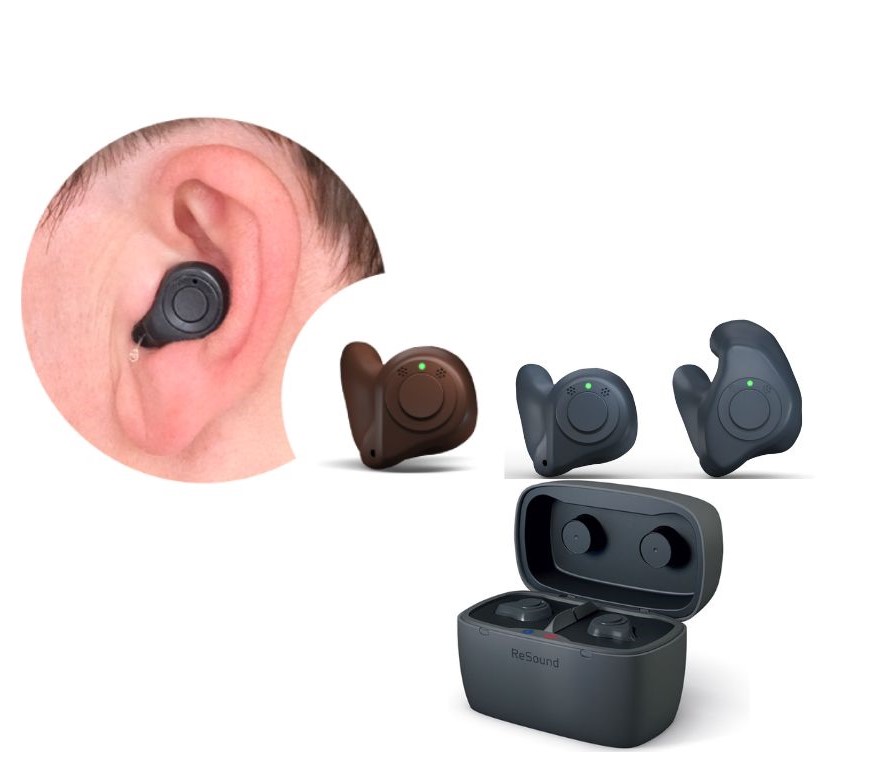  ReSound  Rechargeable Custom™ hearing a